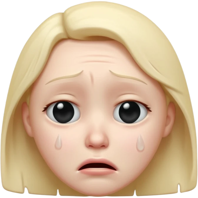 🥺😔 pero 3 D emoji