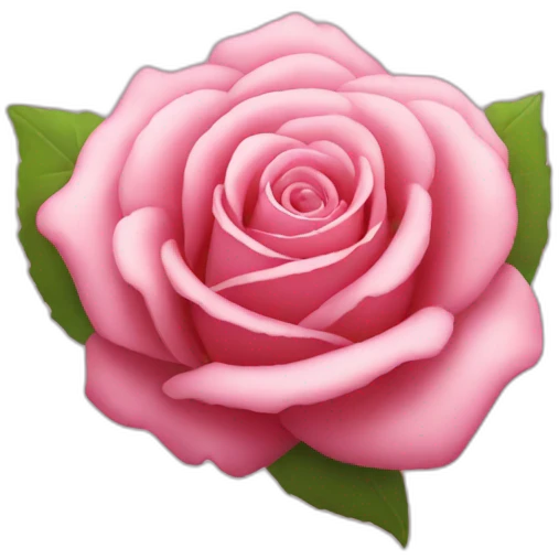 Fleur rose emoji