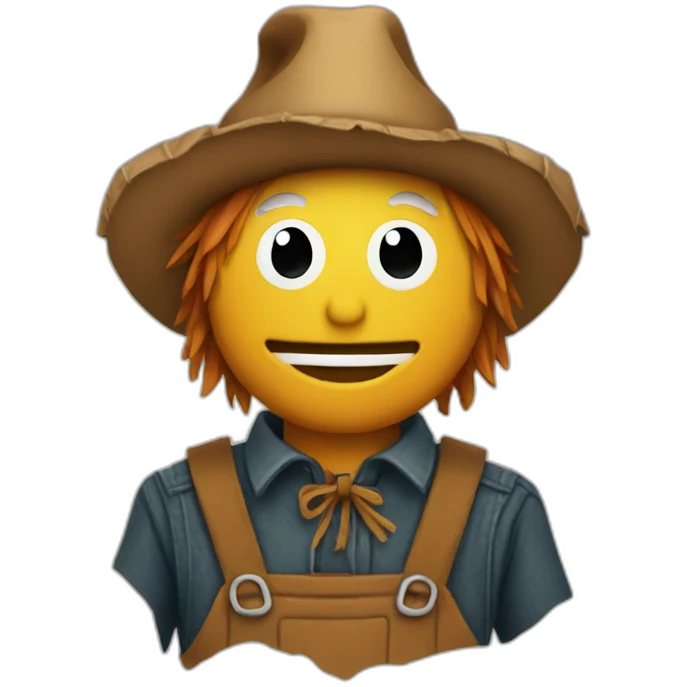 Scarecrow emoji