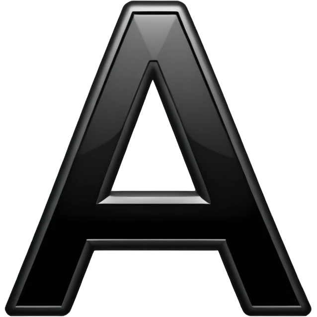 Create a suppercool  letter “A” font for discord emoji nitro emoji