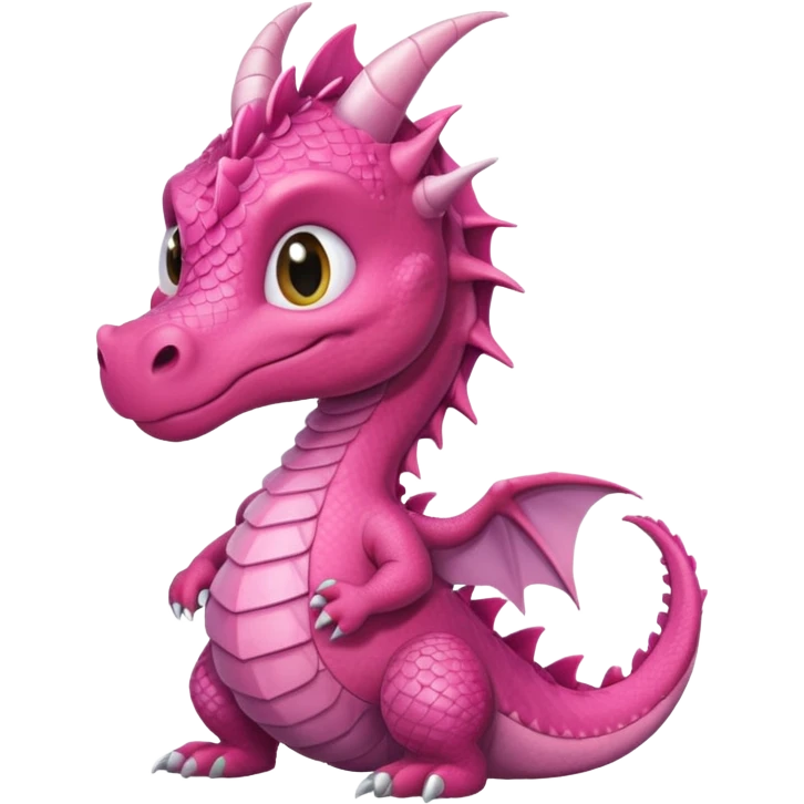 pink dragon with shirt emoji