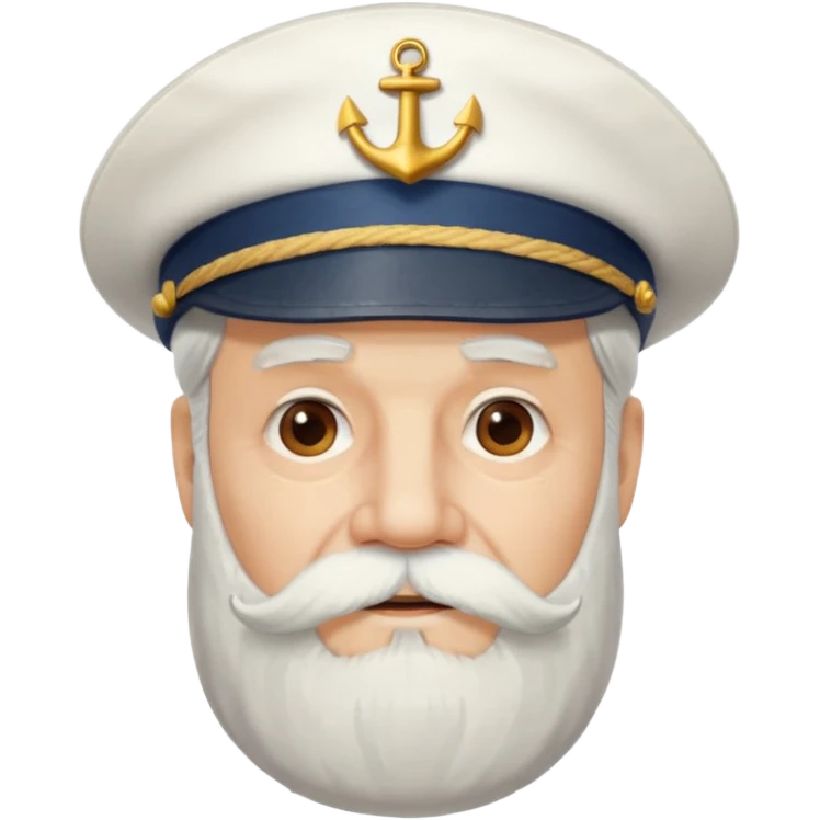 nautical old man fancy  emoji