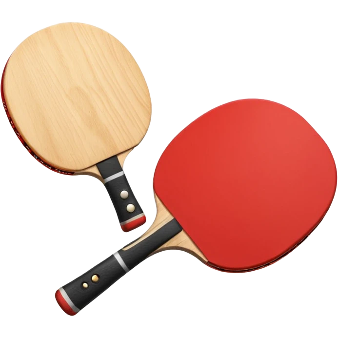red Ping-Pong racket emoji
