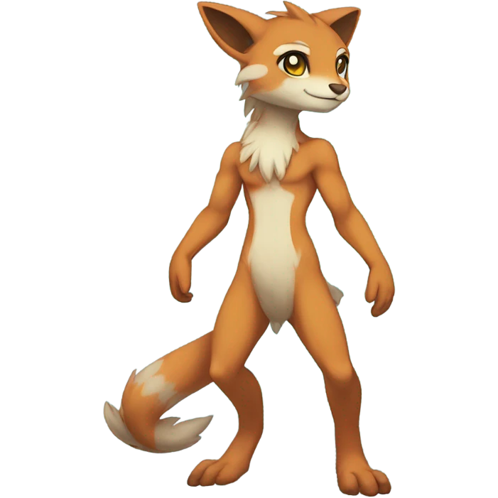 Anthro Sona Fakemon Full Body emoji