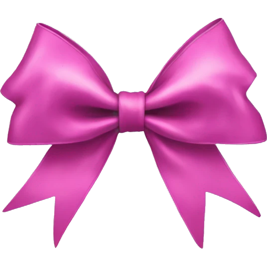cheer bow emoji