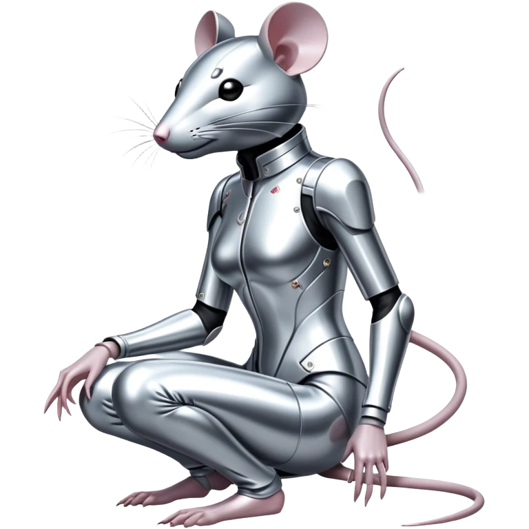 rat style hajime sorayama Eva suit emoji