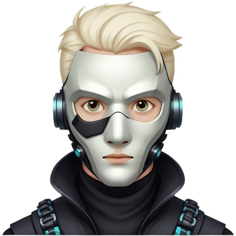 CyberPunk man in mask emoji
