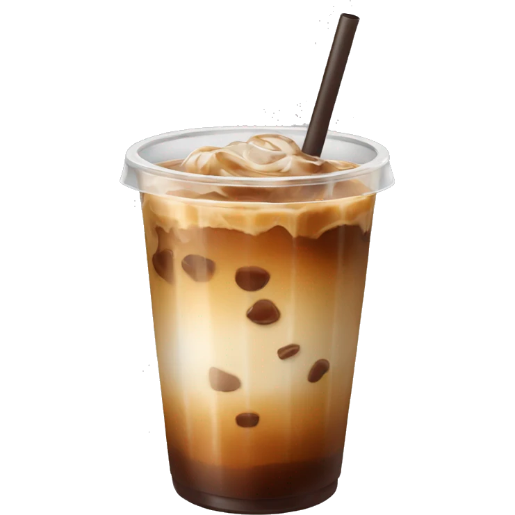 Iced coffee  emoji