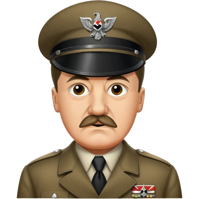 Je veux un emoji représentant adolf Hitler  emoji