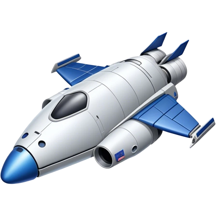 a spaceship like a cst-100 from nasa emoji