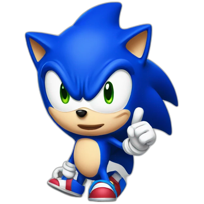 pregnant sonic emoji