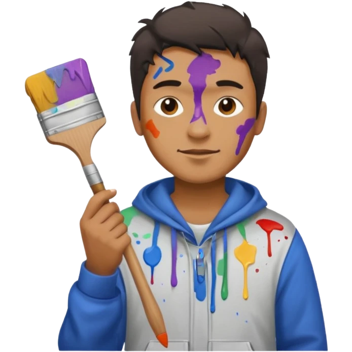 Street Painter man  emoji