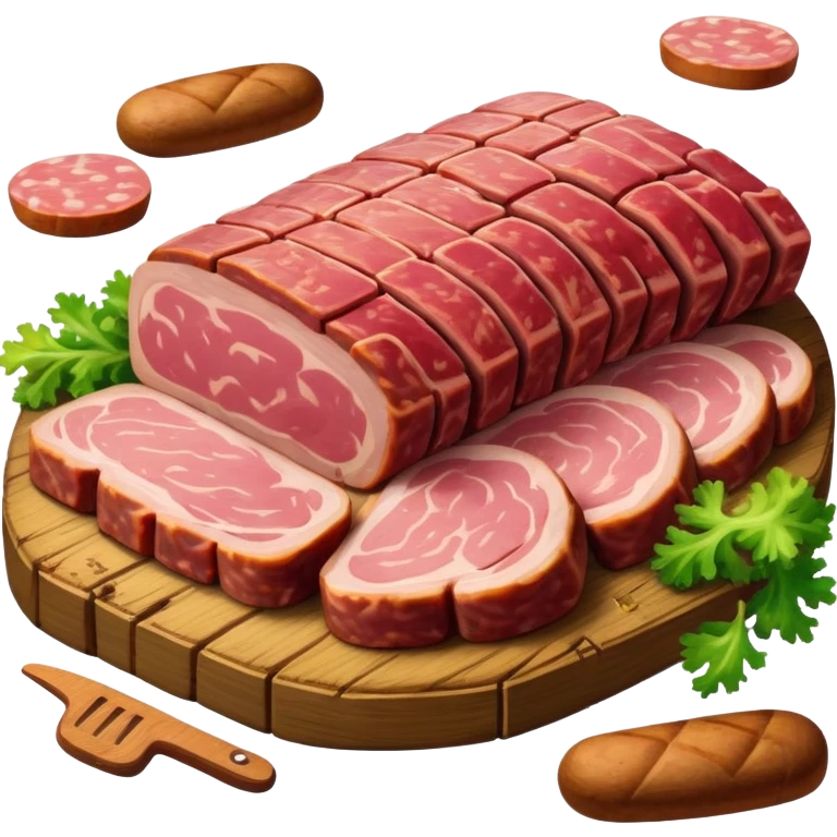 rembrandt painting in a spam meat landscape  emoji