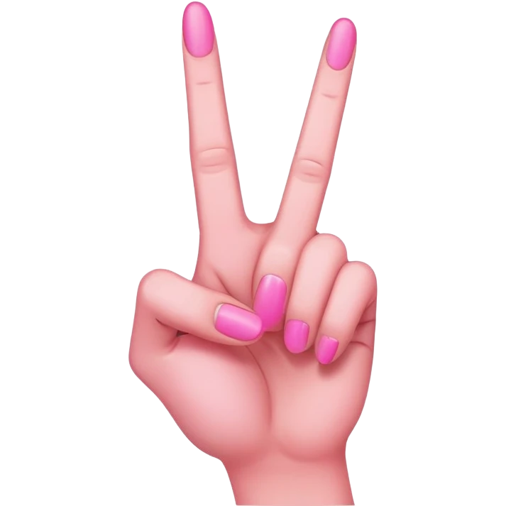 pink middle finger emoji