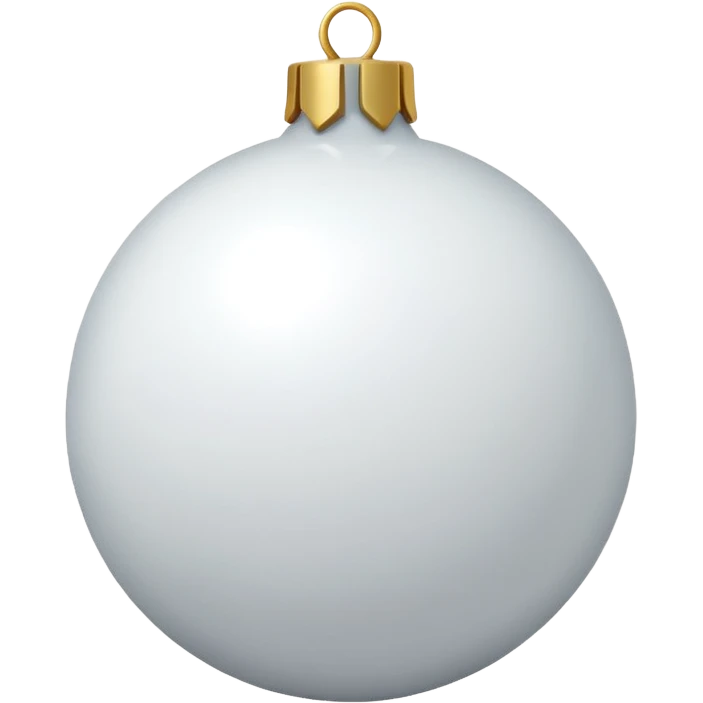 christmas white decoration emoji