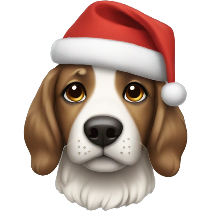 Christimas dog emoji