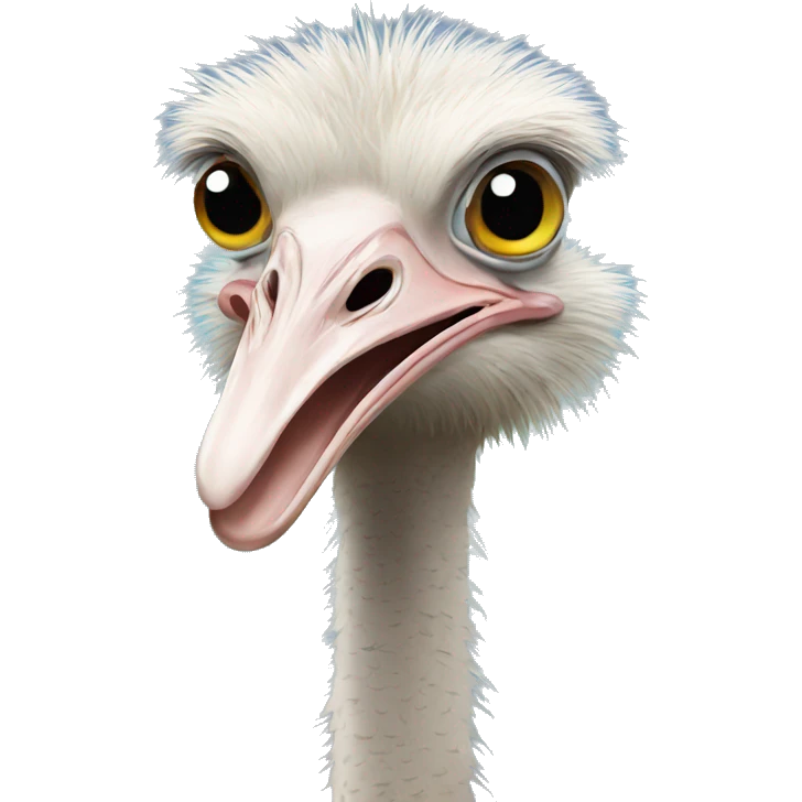 Ostrich emoji