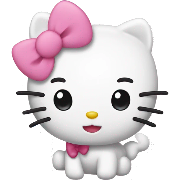 Hello kitty emoji