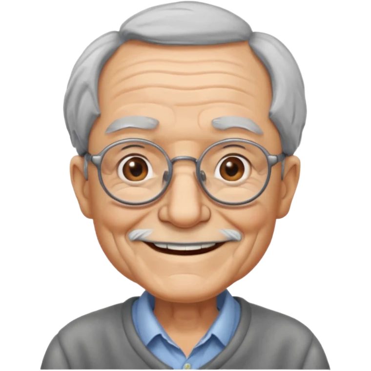 old man with glasses emoji