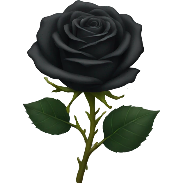 black rose emoji