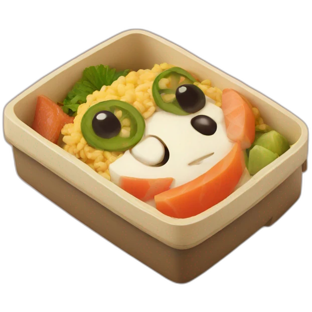 Bento box emoji