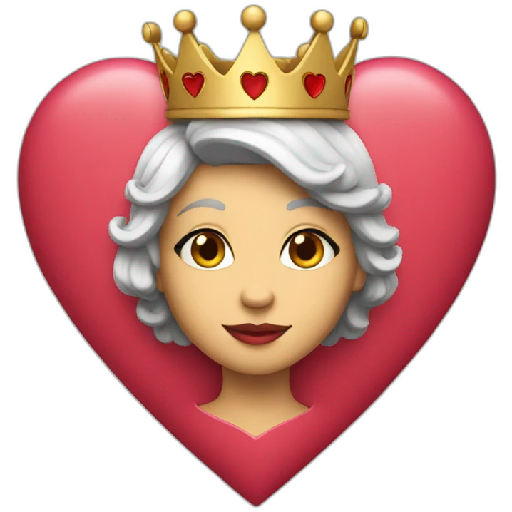 Queen Heart emoji