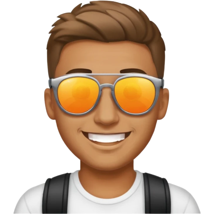 raver man with sunglasses emoji