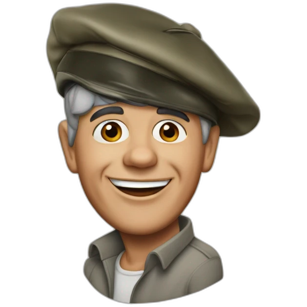 jerry lewis jeune avec un beret basque emoji