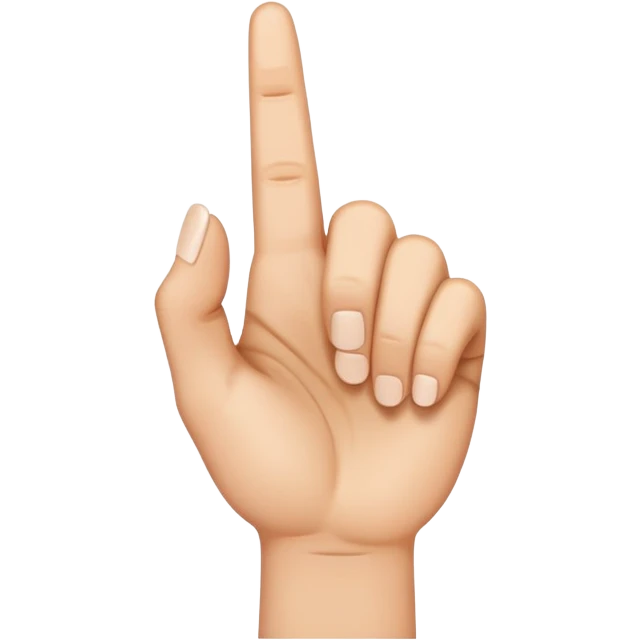 Middle finger  emoji
