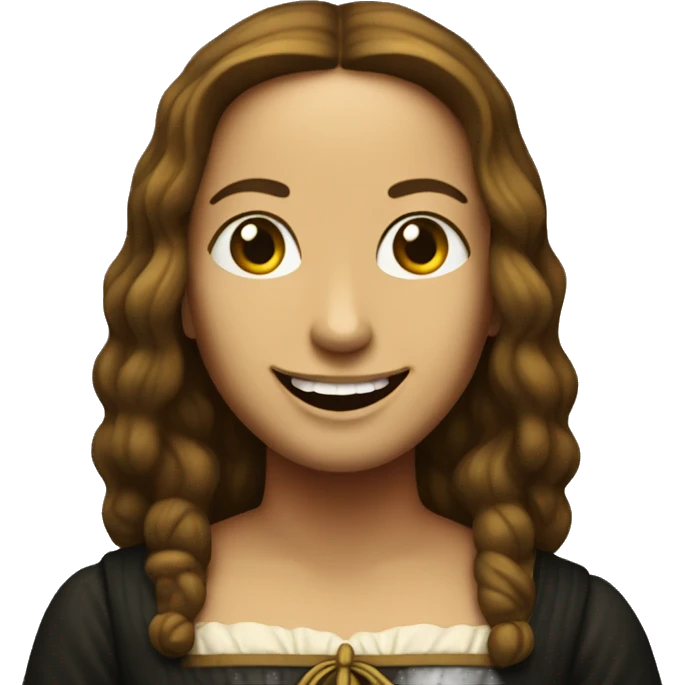 monalisa smile emoji