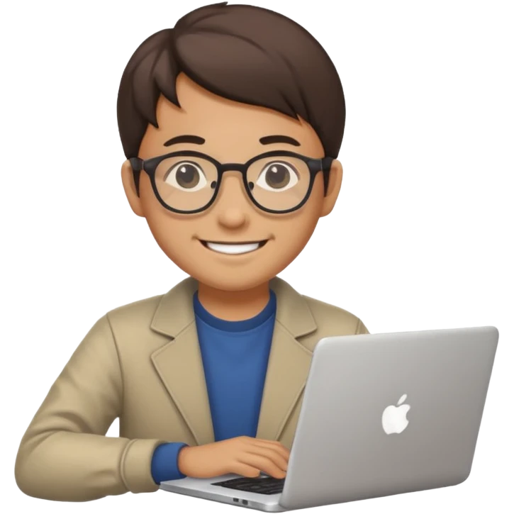 A japanese DEVELOPER WITH A LAPTOP emoji