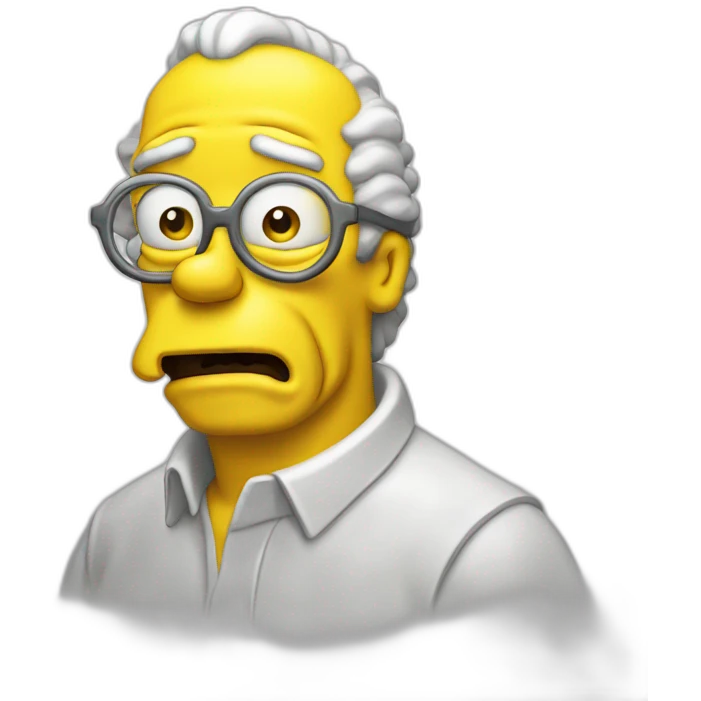 simpsons old man yells at yaml emoji