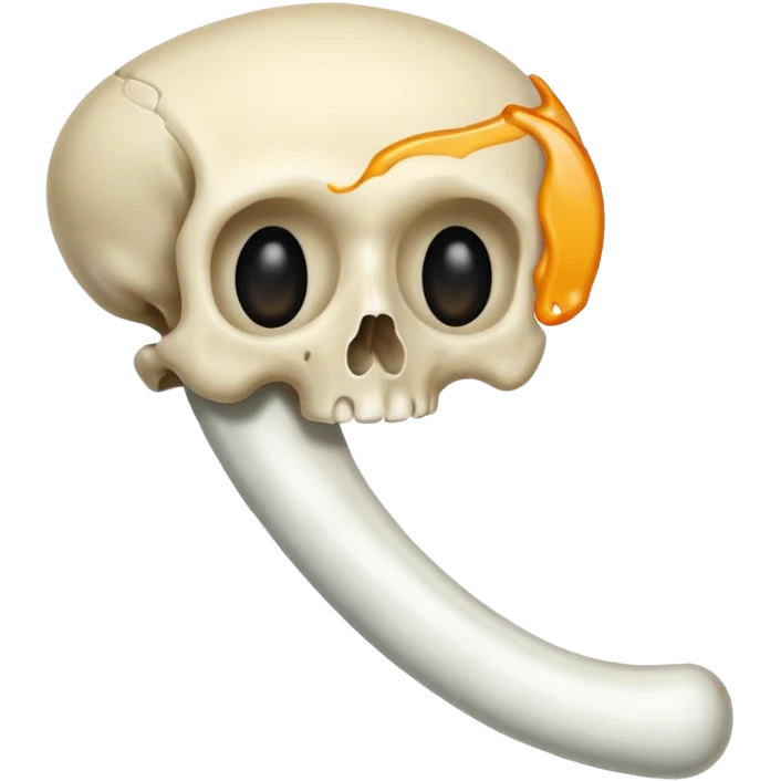 regular bone emoji