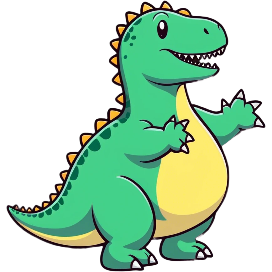 fat dinosaurs emoji