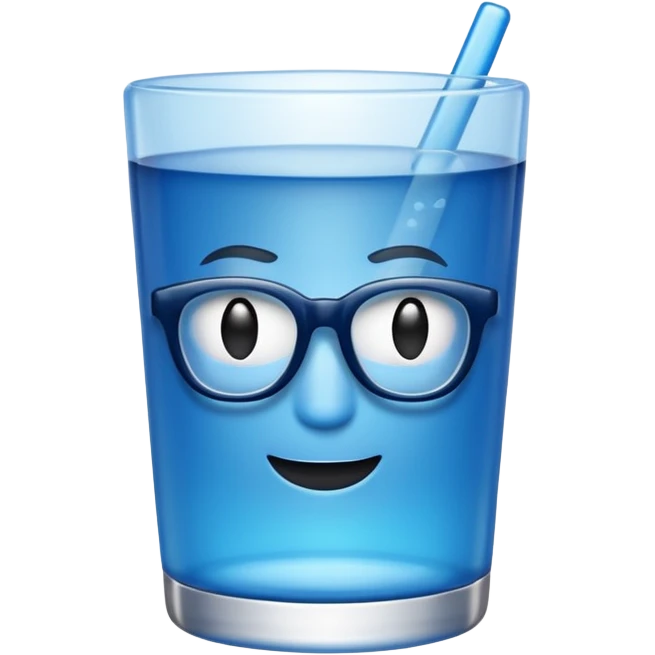 blue geek bar emoji