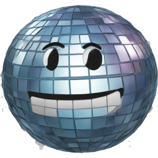 Discoball dancing emoji