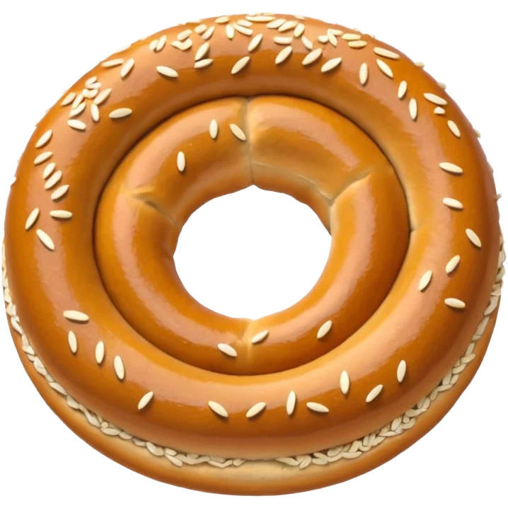 Simit, Turkish sesame bagel emoji