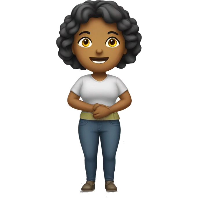 Mujer dudando emoji
