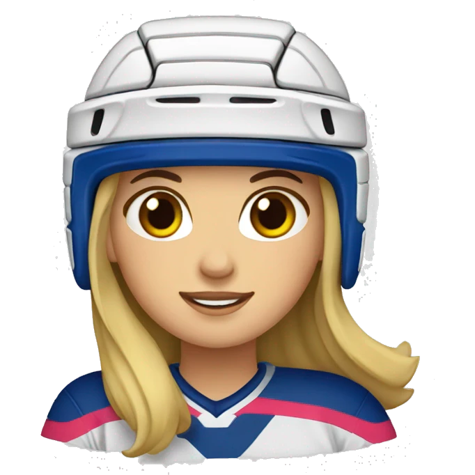 Hockey mujer sobre arena emoji