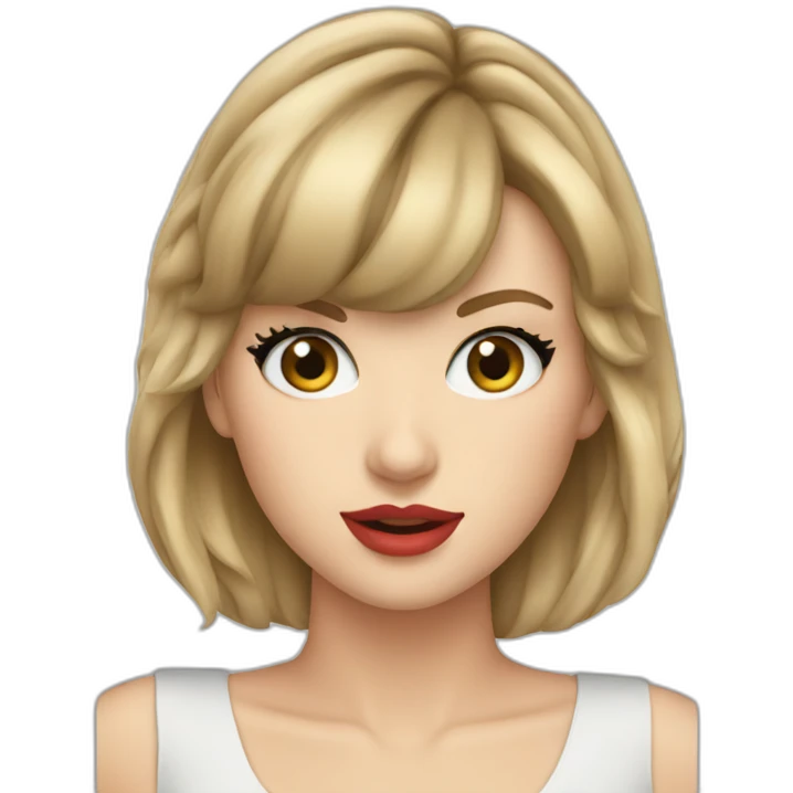 taylor swift face emoji