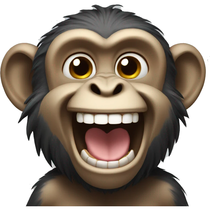 Laughing monkey emoji