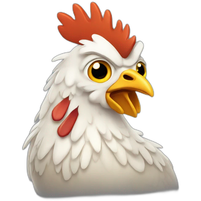 mutant chicken emoji
