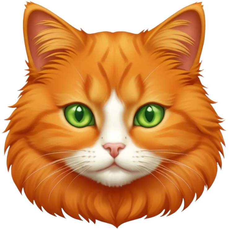 Orange cat emoji