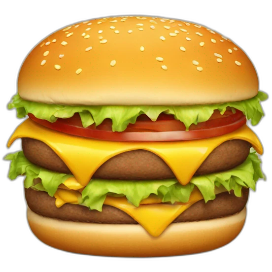 burger sad face emoji