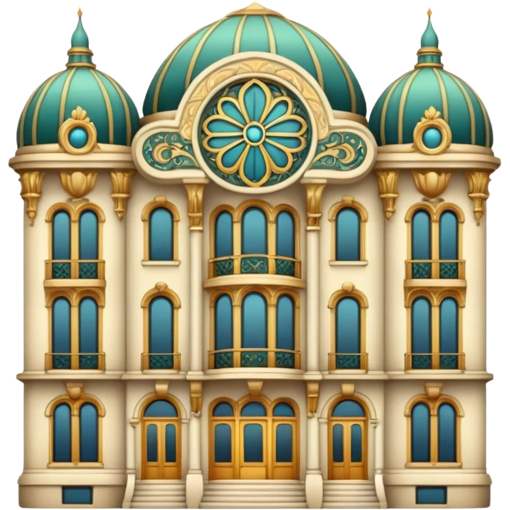 art nouveau architecture aesthetic emoji