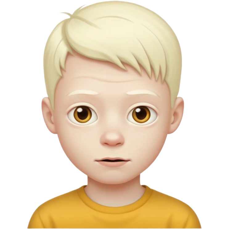 albino boy  emoji