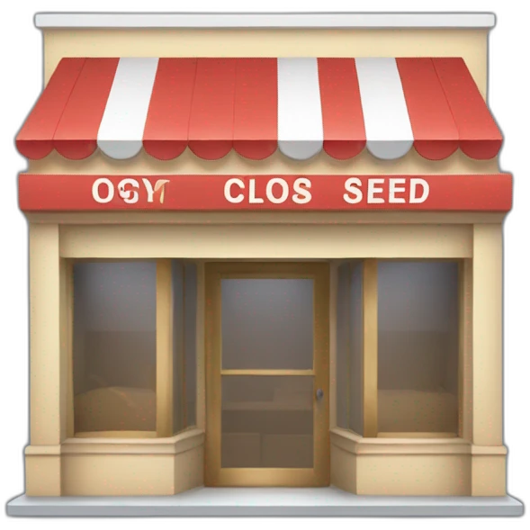 store-closed emoji