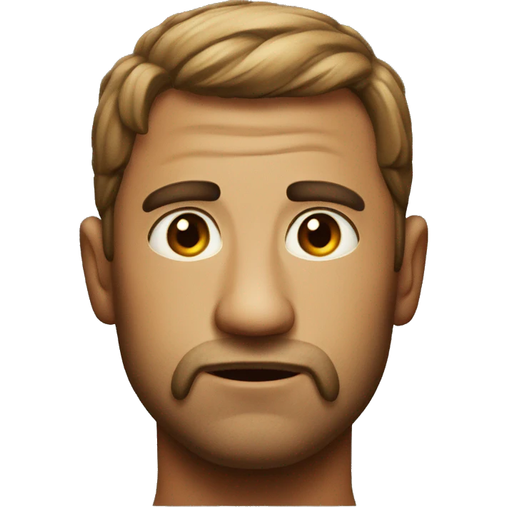 The most serious face emoji