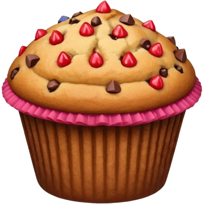 Delicious muffin emoji