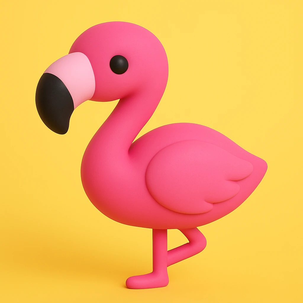 flamingo emoji